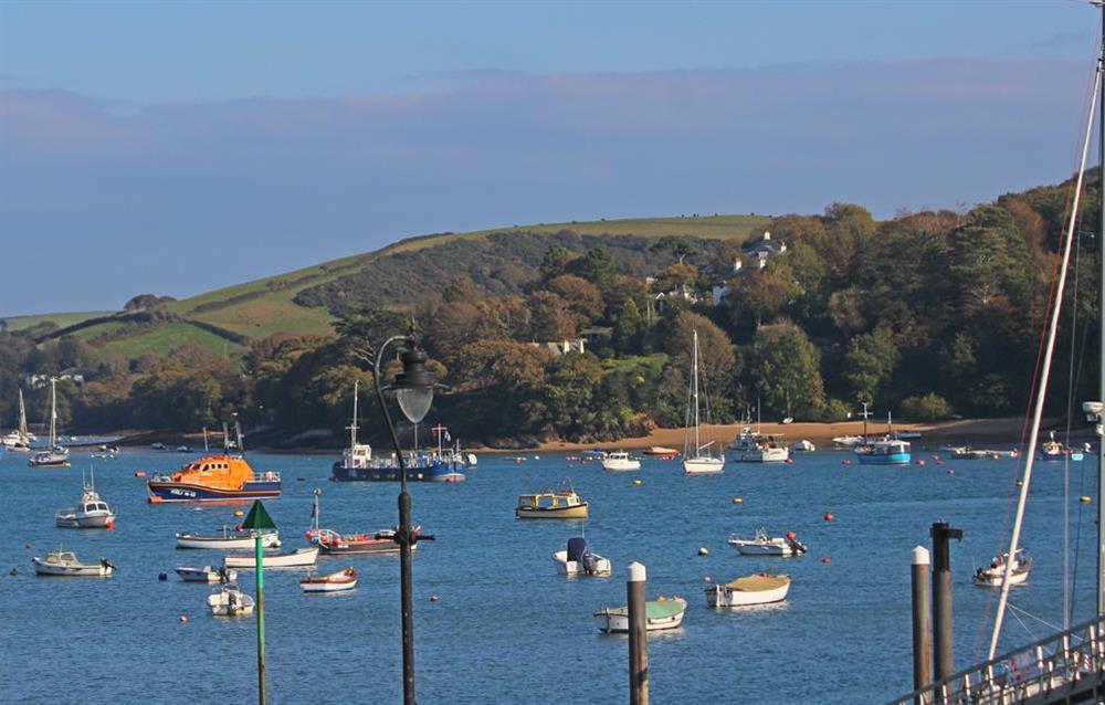 View of the Salcombe Estuary from sitting room at Normandy Watch in , Salcombe
