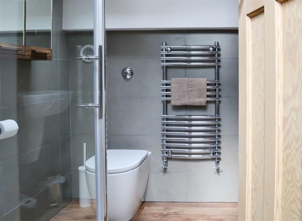 Shower room at Norms Nook in Grassington, North Yorkshire