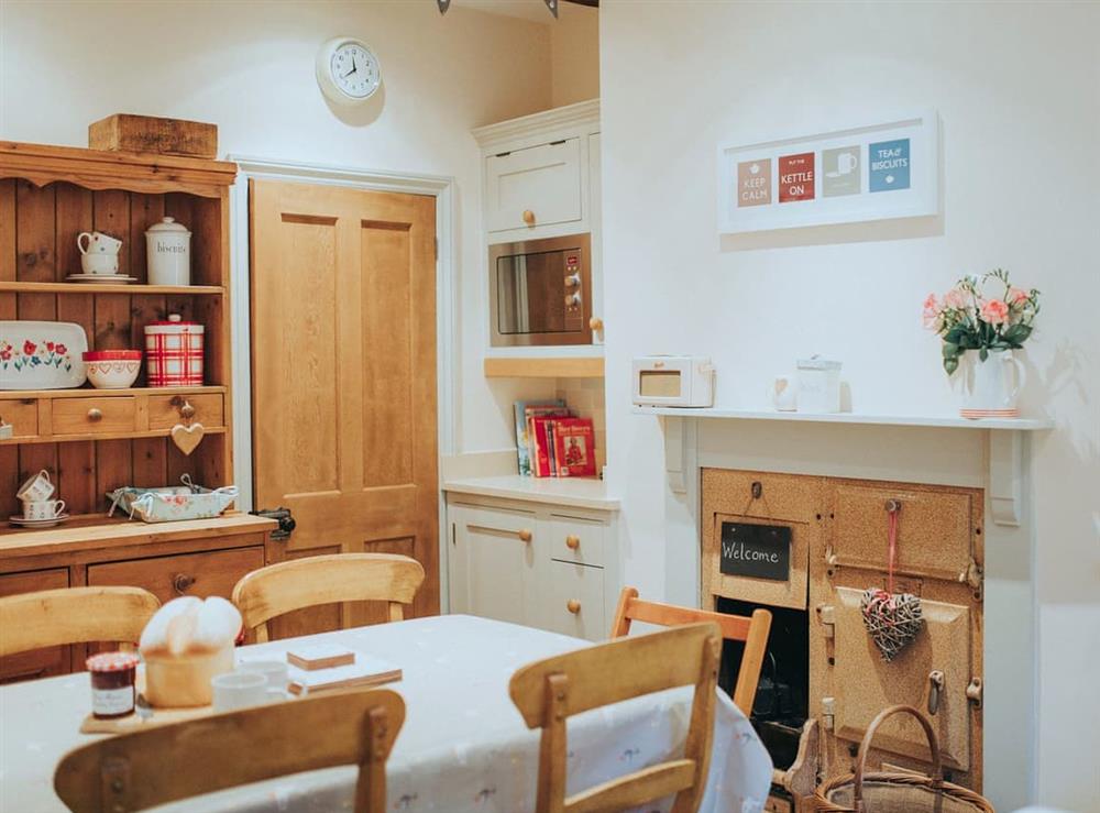 Kitchen/diner at Norms Nook in Grassington, Yorkshire, North Yorkshire