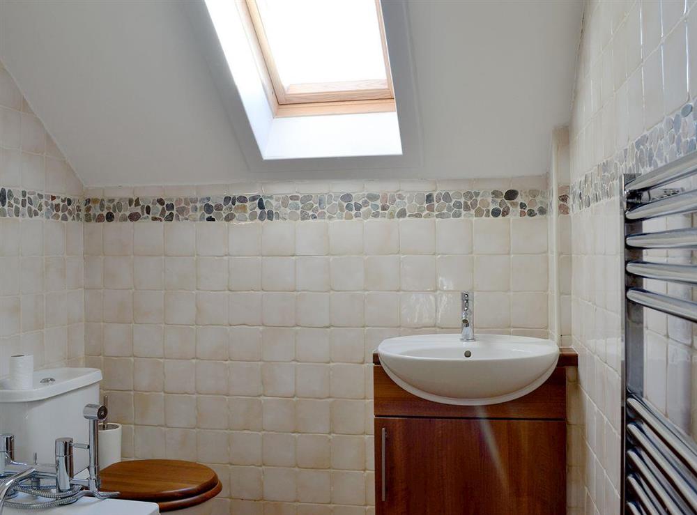Bathroom at North Balloch Farmhouse in Barr, near Girvan, Ayrshire