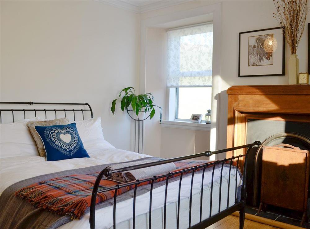 Comfy double bedroom at North Balloch Farmhouse in Barr, near Girvan, Ayrshire