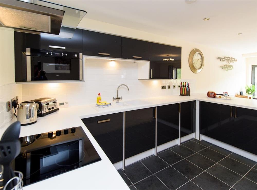 Fully appointed fitted kitchen at North Bay Sands Apartment 3 in Scarborough, North Yorkshire