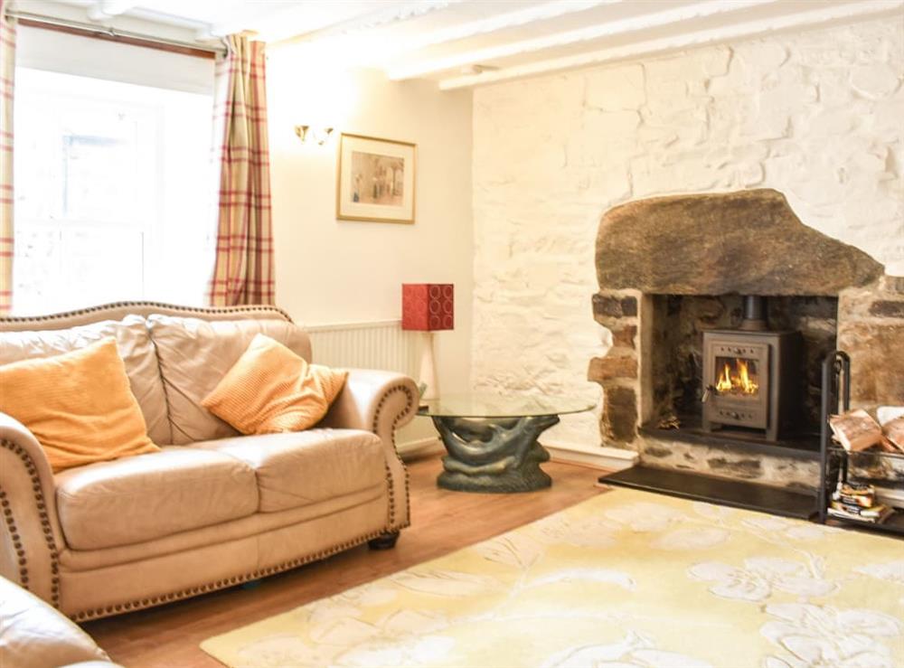 Living room/dining room at North Castle Cottage in Cullen, Banffshire