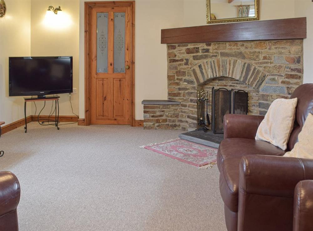 Living room at North Cockett Cottage in Broadway, near Haverfordwest, Dyfed