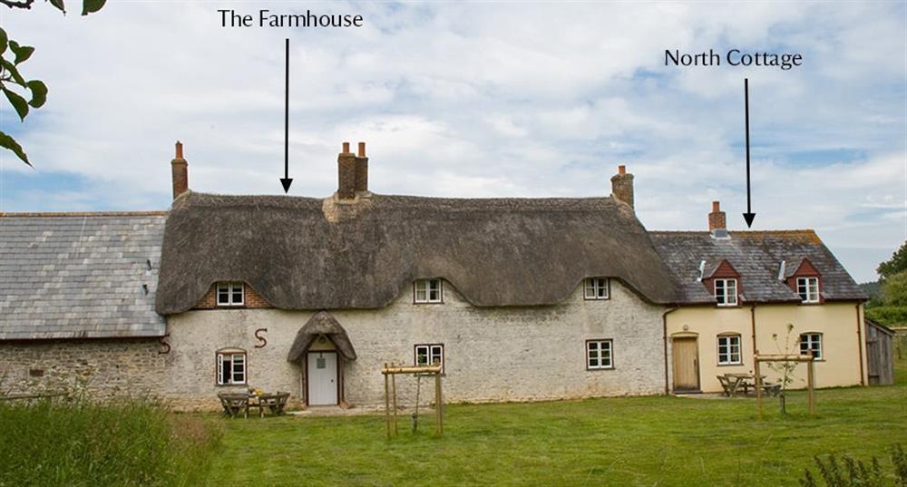 Exterior frontage of North Cottage, Purbeck, Dorset at North Cottage in Isle Of Purbeck, Dorset