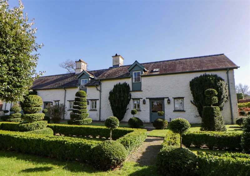 This is the garden at North Cottage, Myddfai near Llandovery