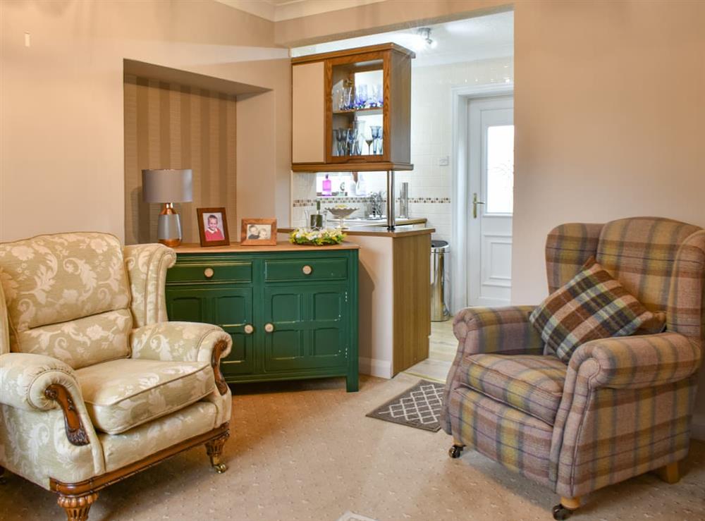 Living area at North Cottage in School Aycliffe, Near Bishop Auckland, Durham