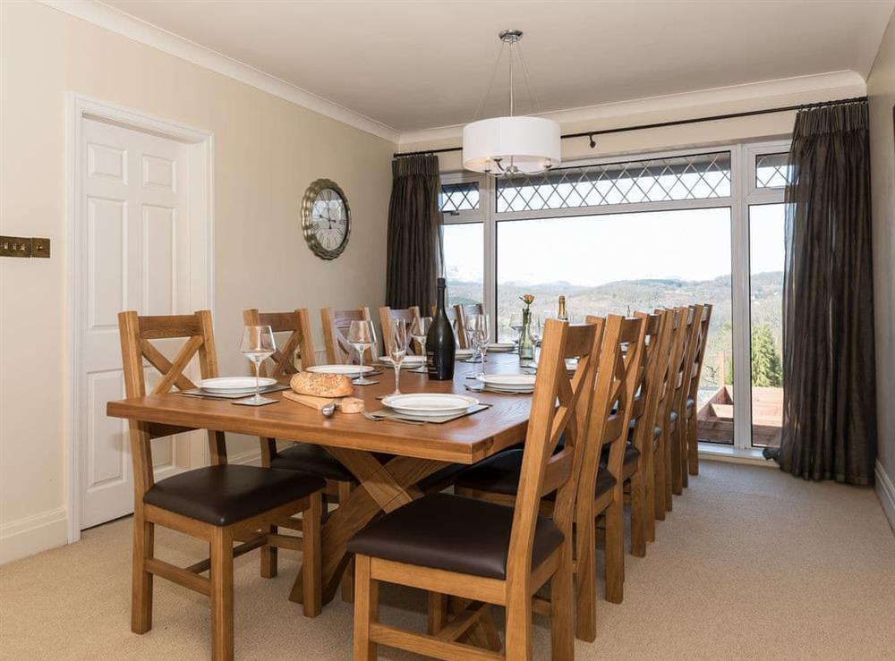 Dining room at North Dean in Near Bowness-on-Windermere, Cumbria, England