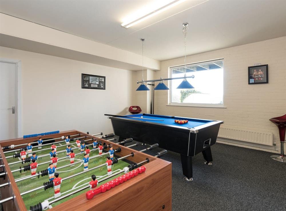 Games room at North Dean in Near Bowness-on-Windermere, Cumbria, England