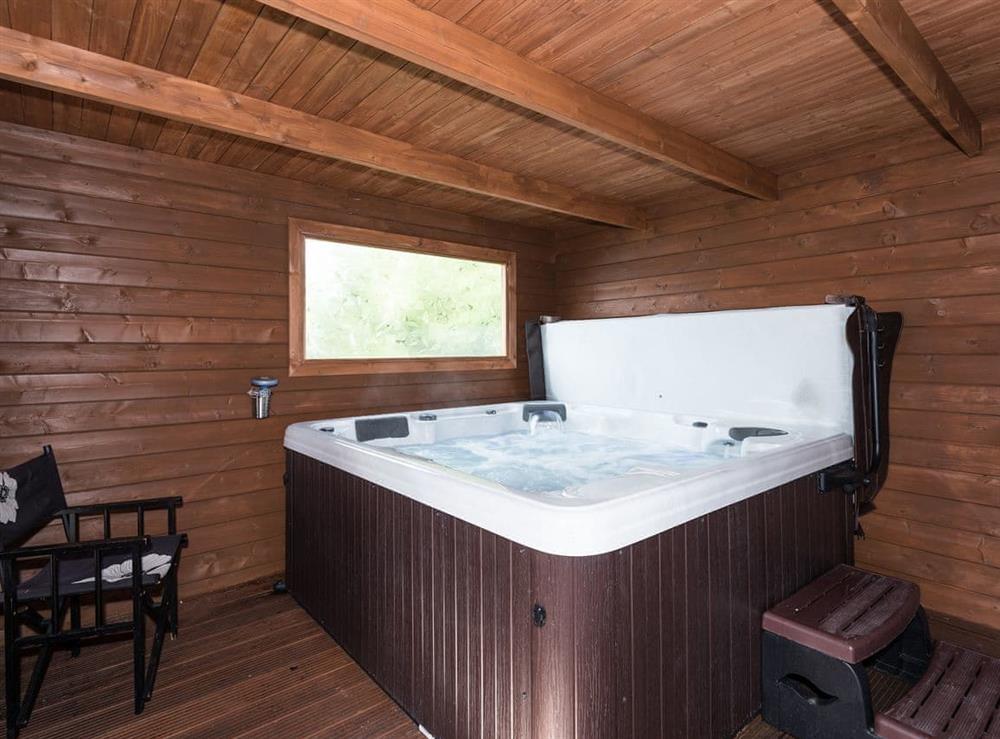 Hot tub at North Dean in Near Bowness-on-Windermere, Cumbria, England