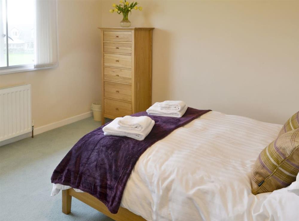 Peaceful double bedroom at North Farm Bungalow in Horsley, near Newcastle-upon-Tyne, Northumberland