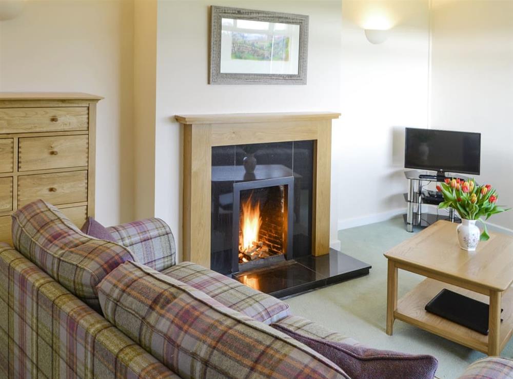 Welcoming living area at North Farm Bungalow in Horsley, near Newcastle-upon-Tyne, Northumberland