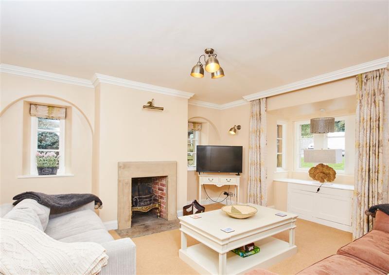 Relax in the living area at North Lodge, Hassop near Calver