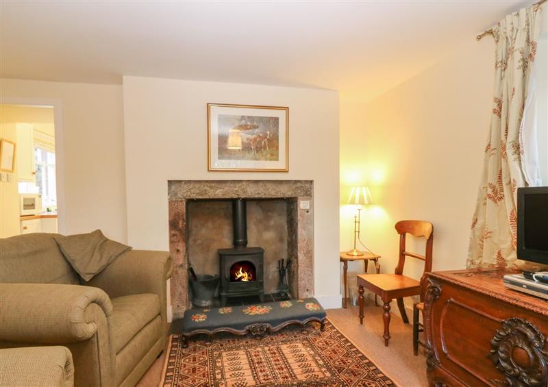 The living area at North Mains Cottage, Craigievar near Alford
