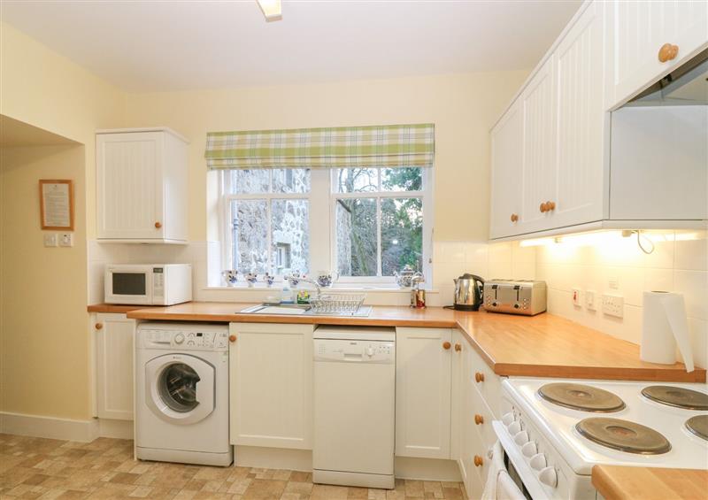 This is the kitchen at North Mains Cottage, Craigievar near Alford
