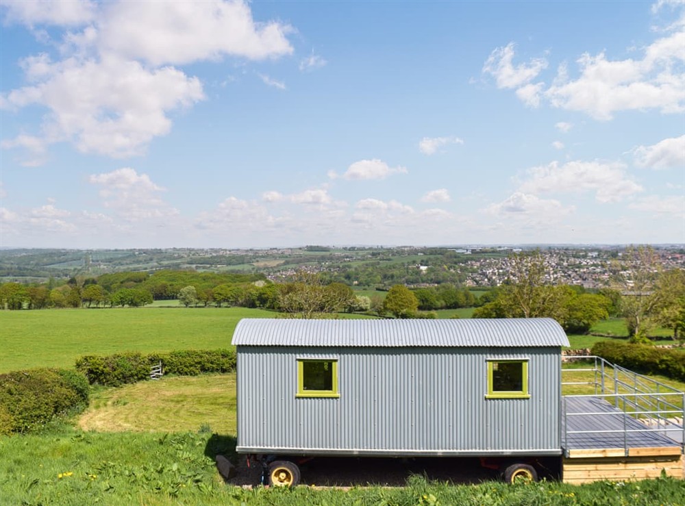 Exterior at North Moor Farm Shepherds Hut in Upper Heaton, Huddersfield, West Yorkshire