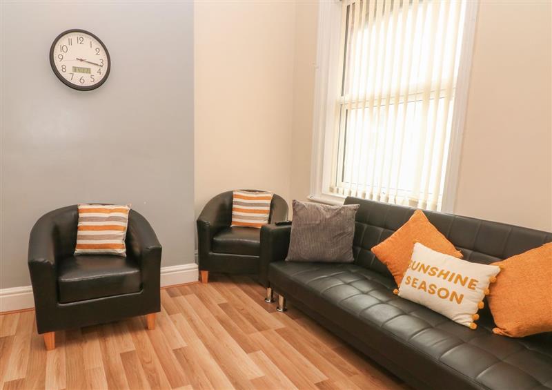Enjoy the living room at North Shore Apartment, Blackpool