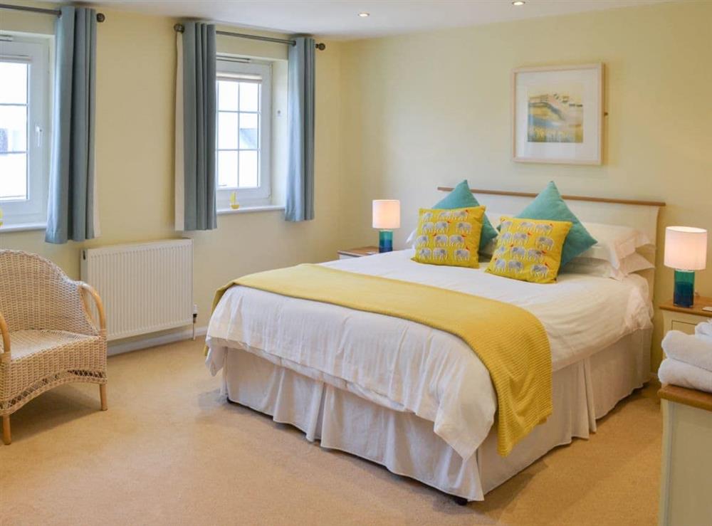 Relaxing double bedroom at North Shore in Crantock, N. Cornwall., Great Britain