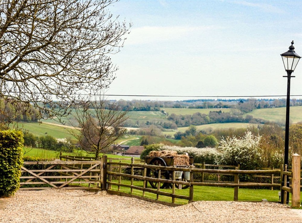 View at North Stable at Crabtree Farm in Hastingleigh, Kent