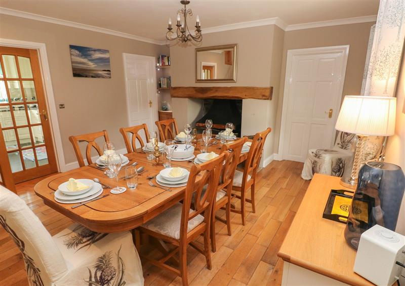 The dining room at North Studdock Cottage, Angle near Pembroke