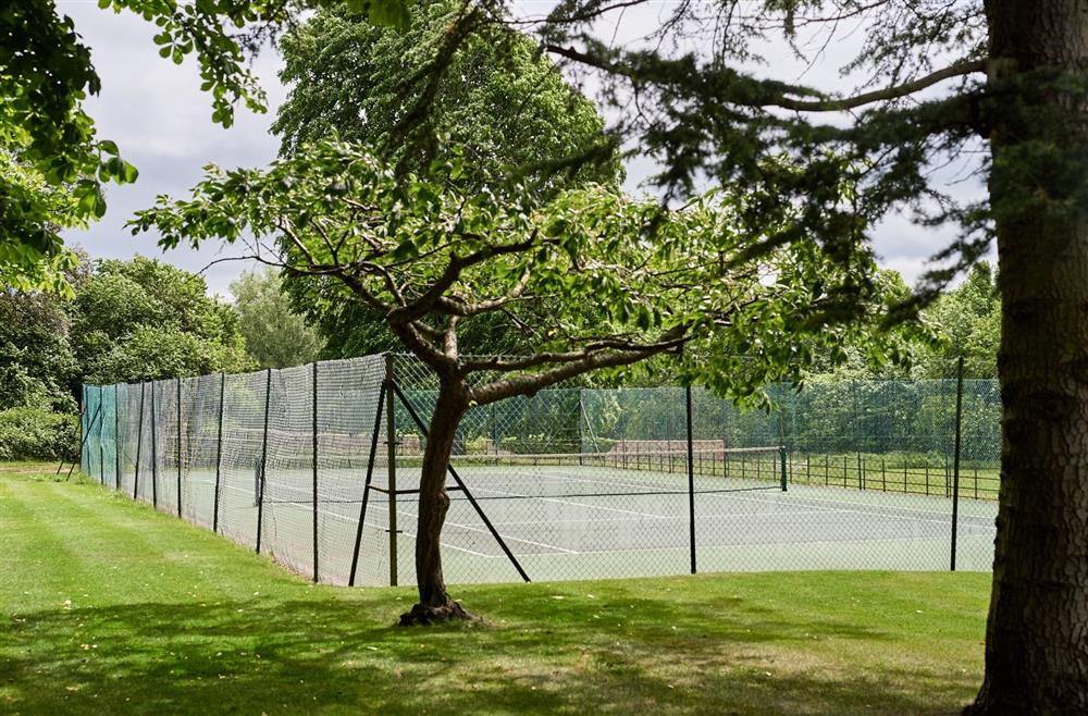 The tennis courts