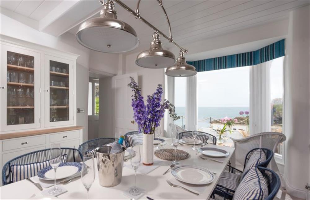 Enjoy sea views whilst dining at Northcliffe, Port Isaac
