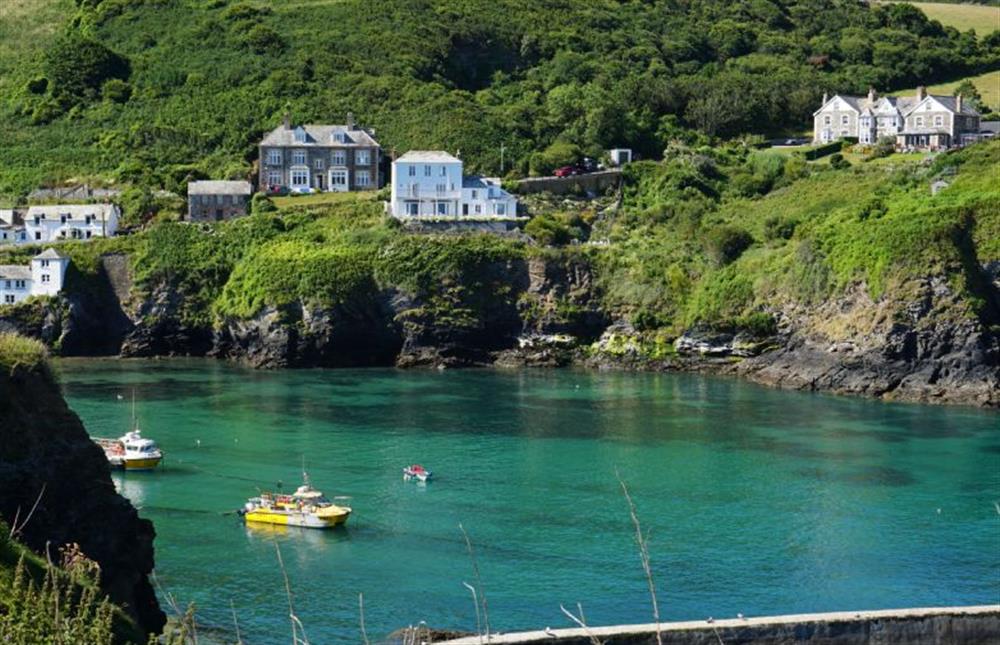 Situated on the cliff top with Doc Martins surgery to the left and a beautiful garden to the right at Northcliffe, Port Isaac