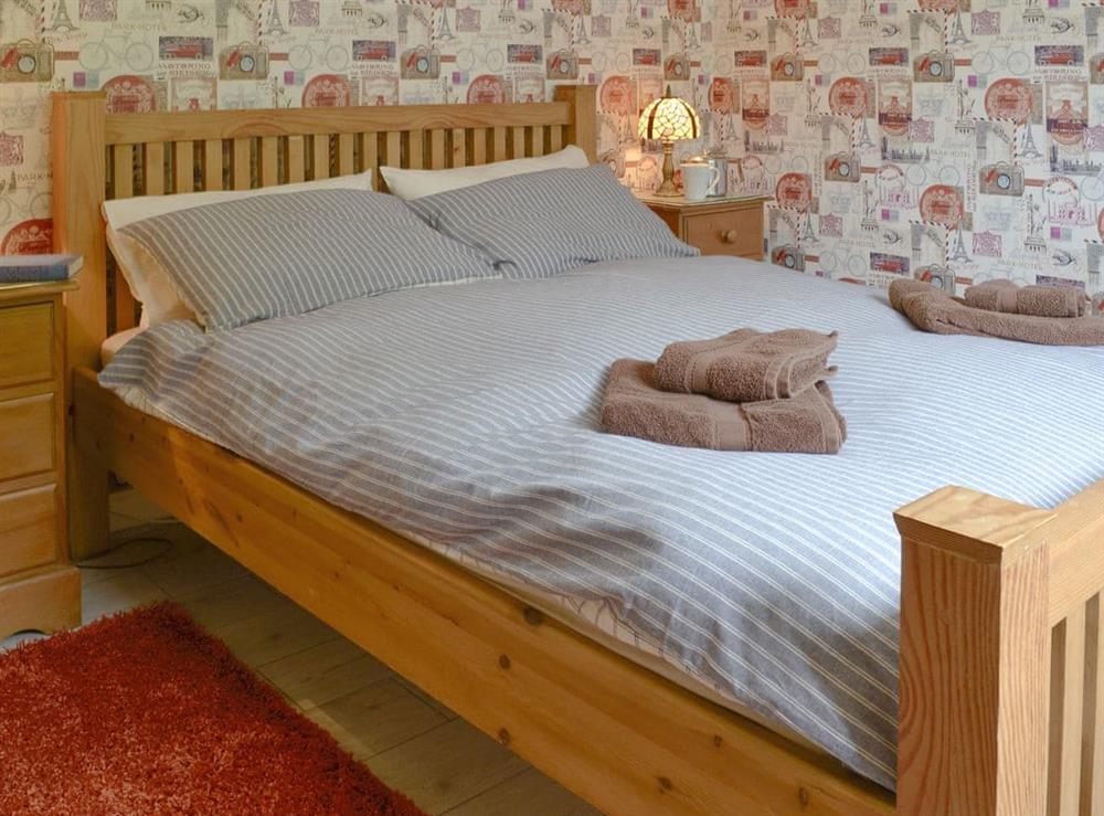 Double bedroom at Northcombe Bungalow in Beaworthy, Devon