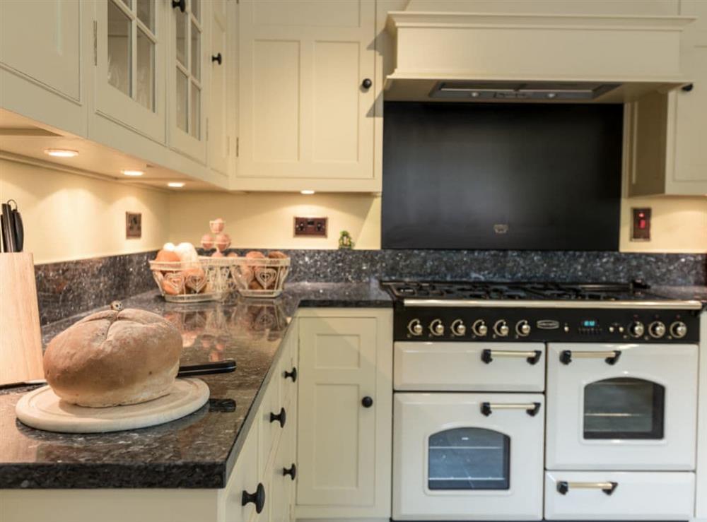Range style cooker at Northolme Hall in Wainfleet All Saints, near Skegness, Lincolnshire