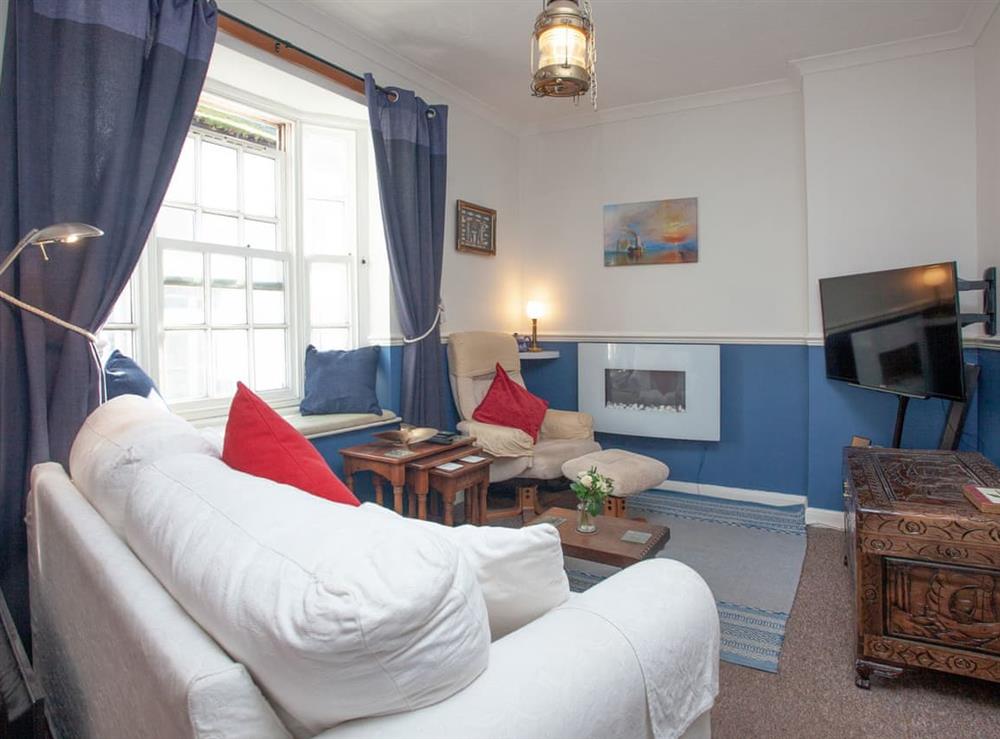 Living area at Northumberland apartment in Teignmouth, Devon