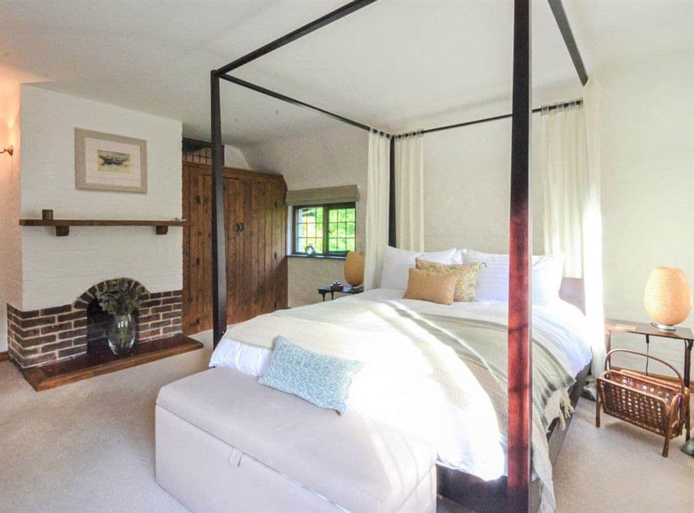 This is a bedroom at Northurst in West Chiltington, West Sussex