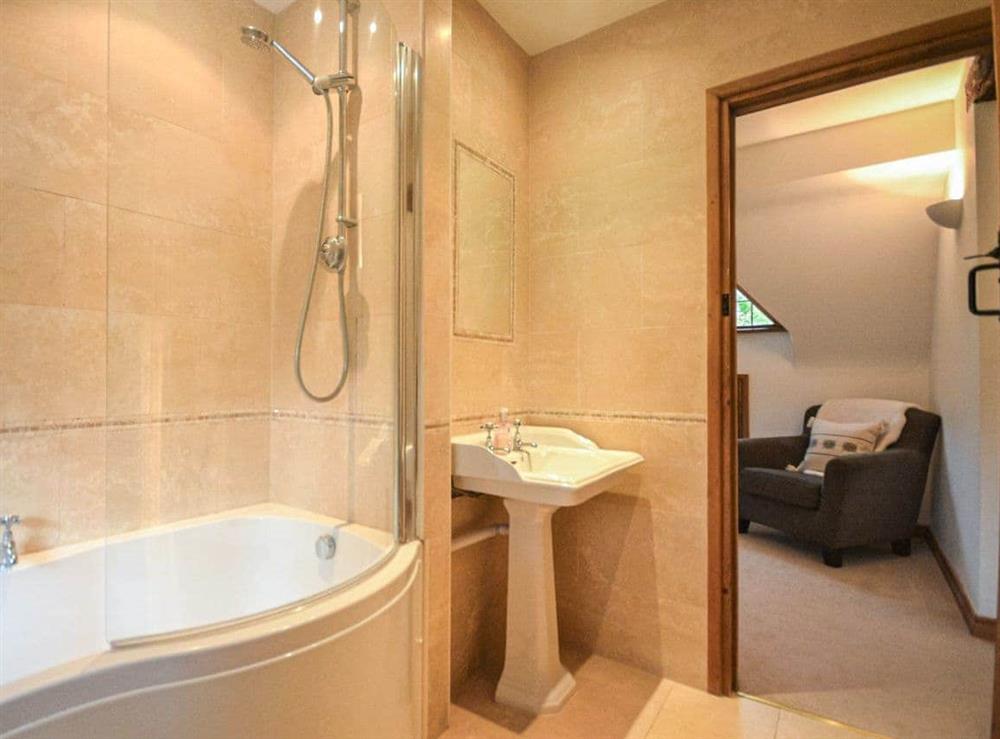 This is the bathroom at Northurst in West Chiltington, West Sussex