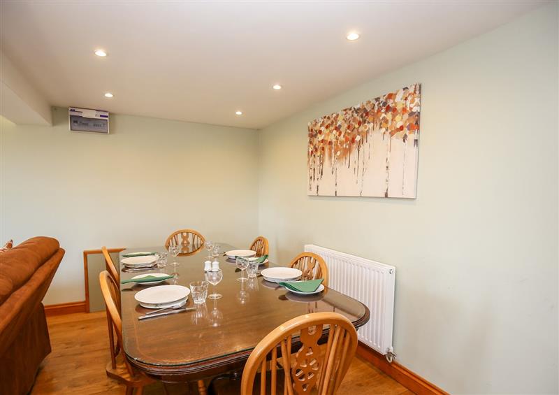 The dining area at Norton Cottage, Craven Arms