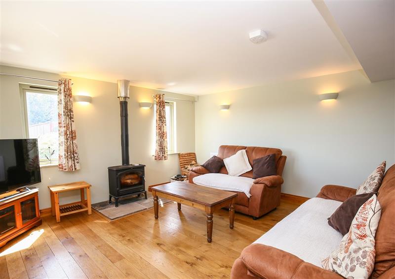 The living area at Norton Cottage, Craven Arms