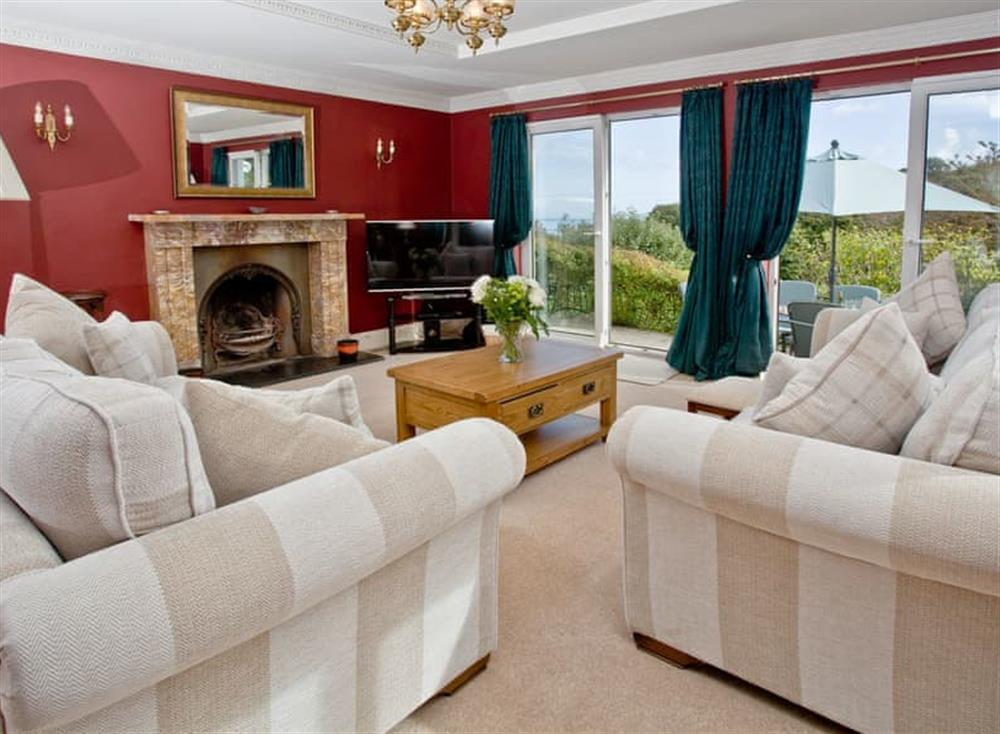 Living room at Norville in , Brixham