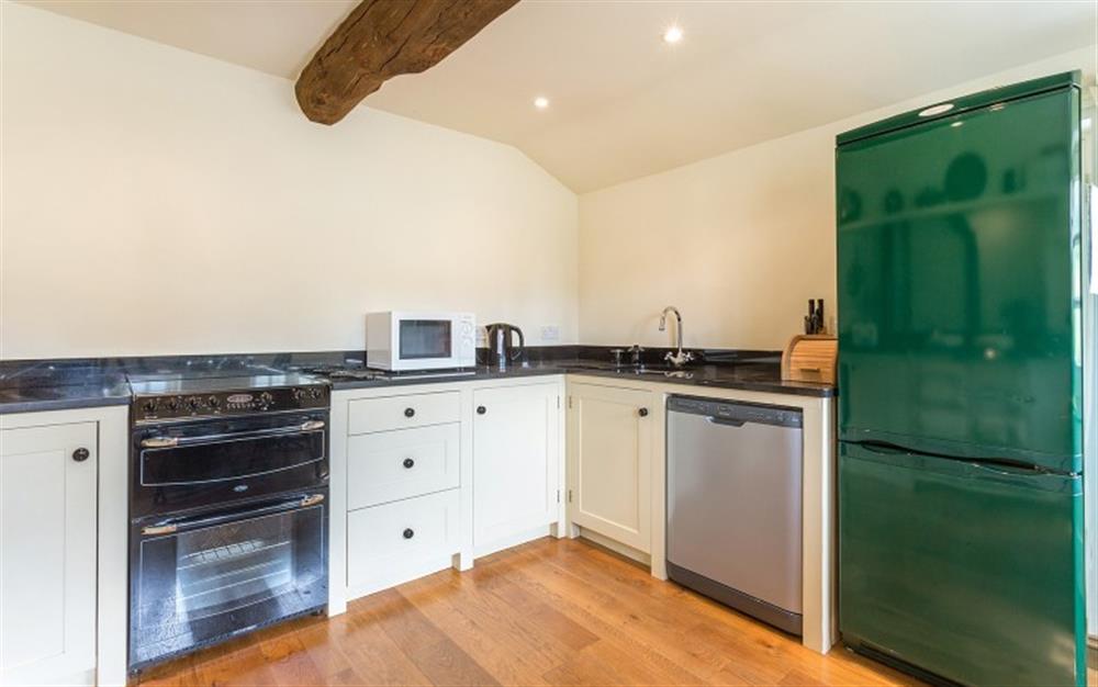 Another view of the kitchen at Nuckwell Cottage in Kingsbridge