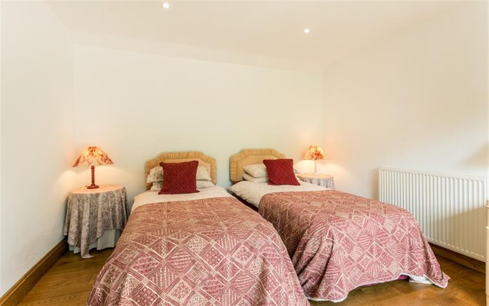 The twin bedroom  at Nuckwell Cottage in Kingsbridge