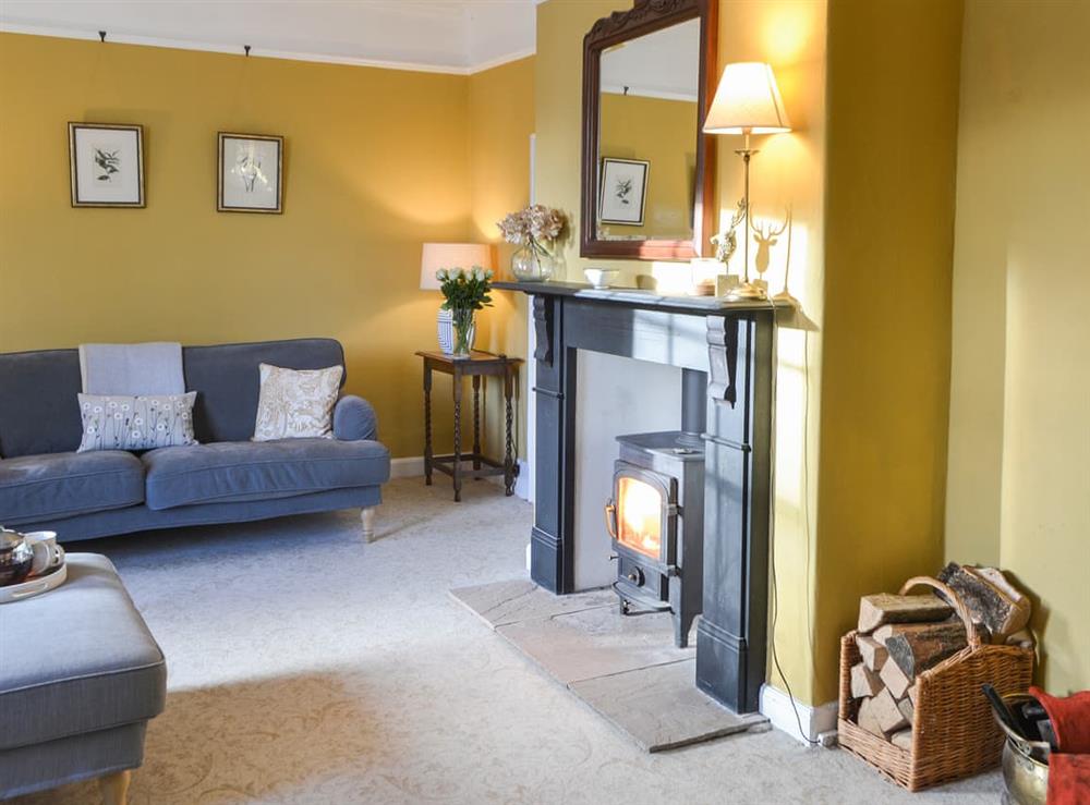 Living room at Number 1 in Alnwick, Northumberland