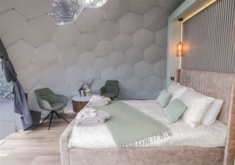 A bedroom in Number 1 Dome at Number 1 Dome, Derrybeg