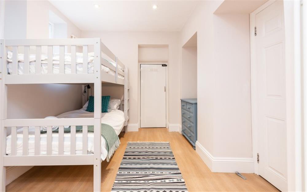 This is a bedroom at Number 1, Thurlestone Court in Dartmouth