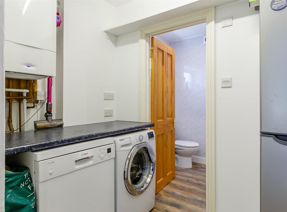 Utility room at Number 10 in Dartmouth, Devon