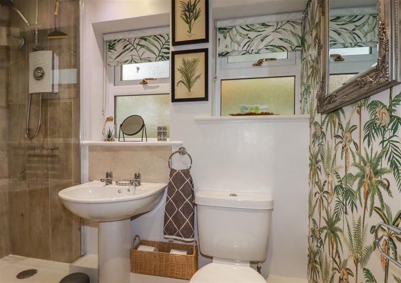 This is the bathroom at Number 10 Puffin Cottage, Davidstow near Camelford