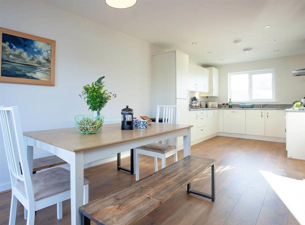 Kitchen/diner at Number 11 in Mawgan Porth, Cornwall