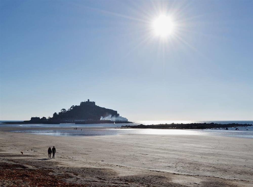 St Michael’s Mount at Number 19 in Trewellard, near St Just, Cornwall