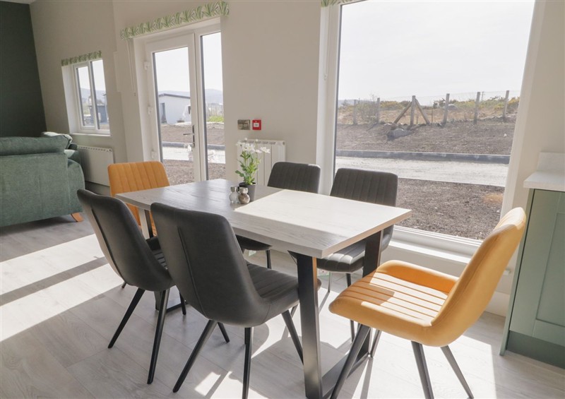 This is the dining room at Number 2 Villa - The View, Derrybeg