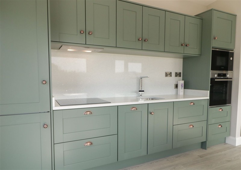 This is the kitchen at Number 2 Villa - The View, Derrybeg