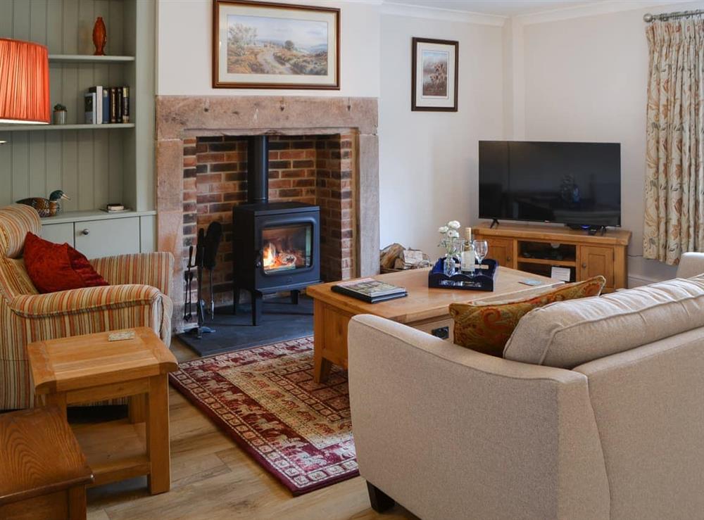 Living area at Number 23 in Wooler, Northumberland