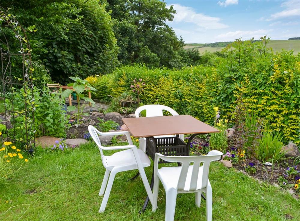 Sitting-out-area at Number 29 in Wooler, Northumberland
