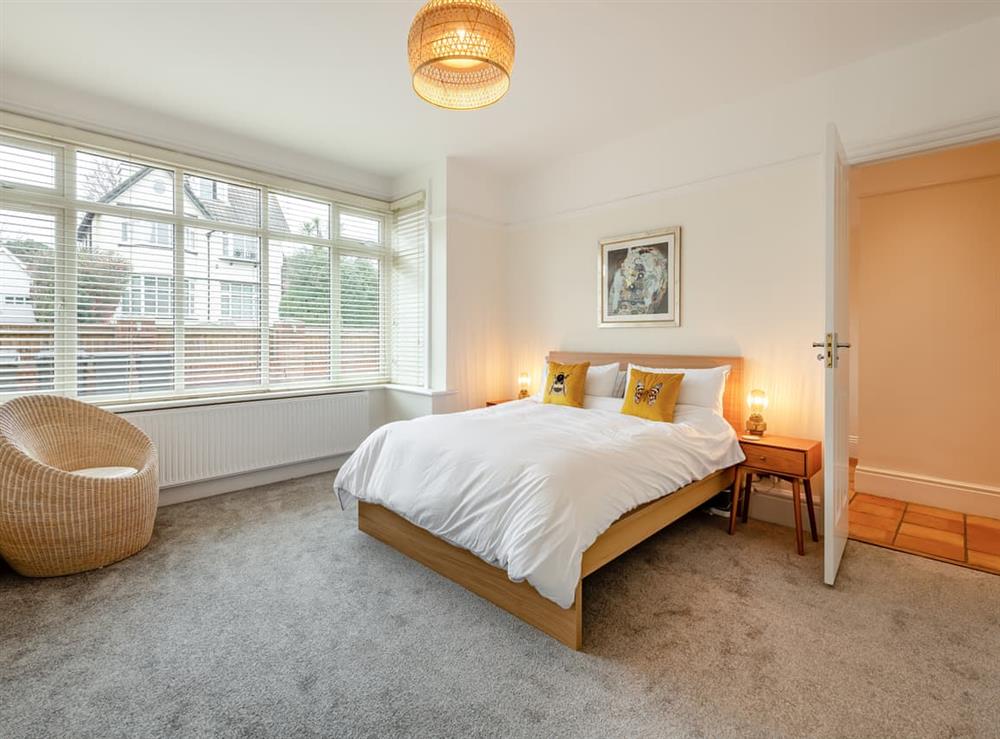 Master bedroom at Number 3 in Bournemouth, Dorset