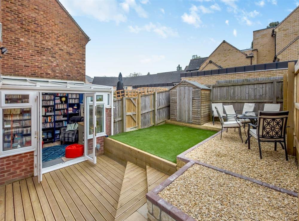 Outdoor area at Number 3 in Cirencester, Gloucestershire
